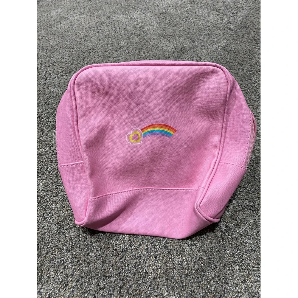 Care Bears Cosmetic Bag Womens OS Pink Excellent Cheer Bear Rainbow Pouch